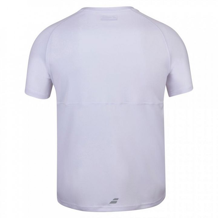 Babolat Play Crew Neck Tee White